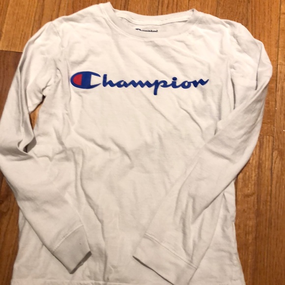 champion long sleeve shirt boys